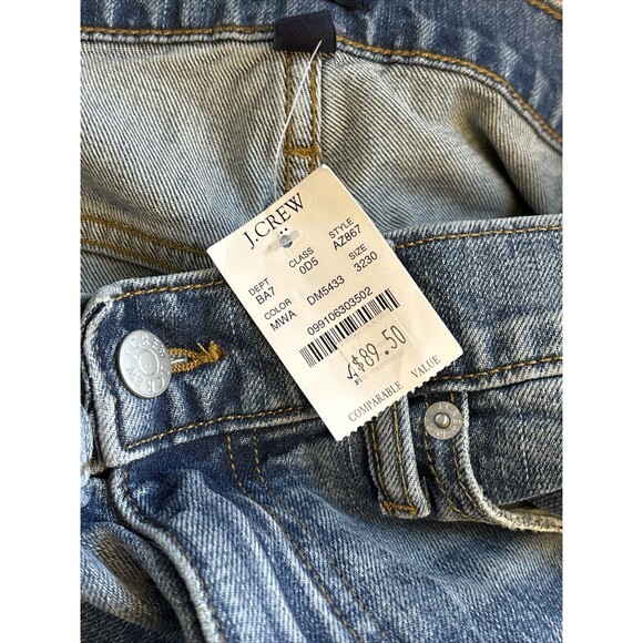 J. Crew Straight Signature Flex Men's Jeans 32x30 Blue New - Picture 13 of 14